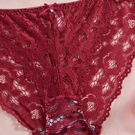 Single of Women's Underwear Set Sexy Lace Patchwork with Push Up Bra Romantic Sheer Women's Panties