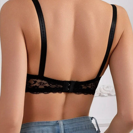 Hot 3/4 cup thin underwear small bra Plus Size Undewire adjustable lace Women's bra breast cover Sexy Bralette Lingerie