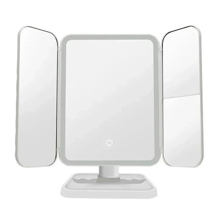 Trifold Makeup Mirror with LED Lights