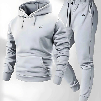Crown Logo Hooded Sportswear Set
