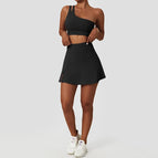 Black Skirt Set / M