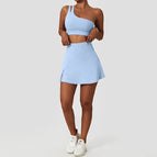Sky Blue Skirt Set / S