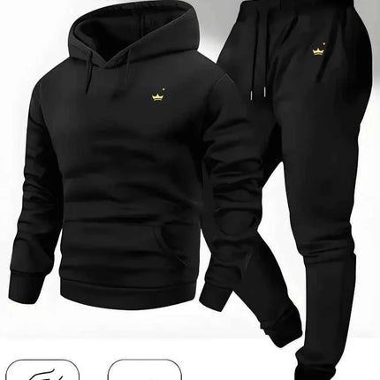 Crown Logo Hooded Sportswear Set