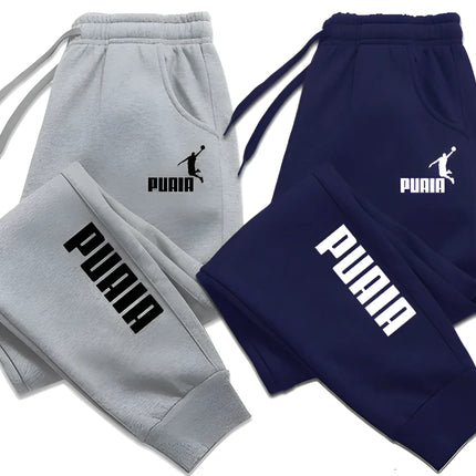 2024 Mens Print Pants Autumn/Winter New In Men's Clothing Trousers Sport Jogging Fitness Running Trousers Harajuku Streetwear