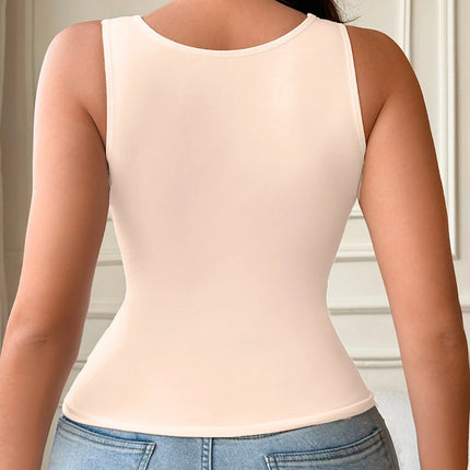 Women's Sleeveless Tank Top Underwear.Elegant Floral Lace Neckline Sexy Tops Women.Plain Layering piece