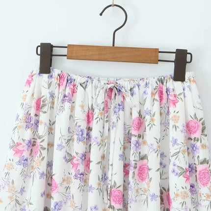 Lace Skirt Set Dress Summer Women Beach Holiday Sexy Cotton Matching Set Outfits Spring White 2 Pcs Vestidos Female Set 2025