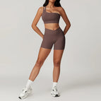 Brown Shorts Set / S