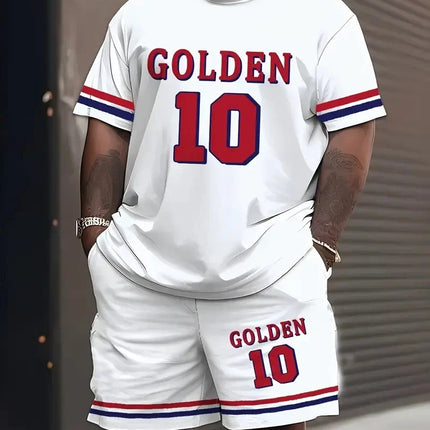Men's Plus Size Basketball Clothing Set
