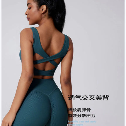 Women Yoga Suit Tracksuit Sports Bra High Waist Legging Shorts Outfit Gym Set Fitness Running Workout Clothes Push Up Sportswear