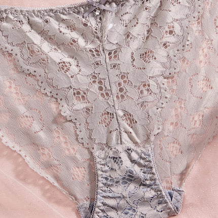 Single of Women's Underwear Set Sexy Lace Patchwork with Push Up Bra Romantic Sheer Women's Panties