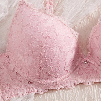 Single of Women's Underwear Set Sexy Lace Patchwork with Push Up Bra Romantic Sheer Women's Panties