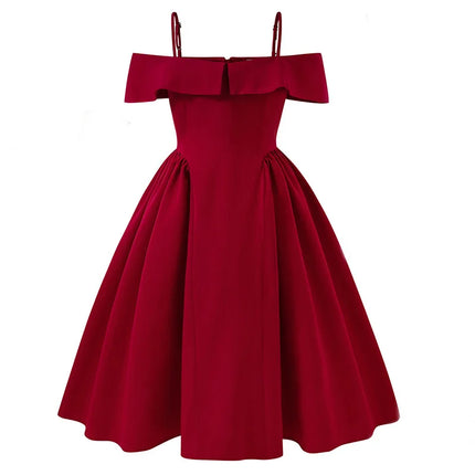 RAISE Evening Party Dress for Girls Off Shoulder Spaghetti Strap Short Sleeve Long Dress Kids Girl Red Prom Girl Wedding Dresses