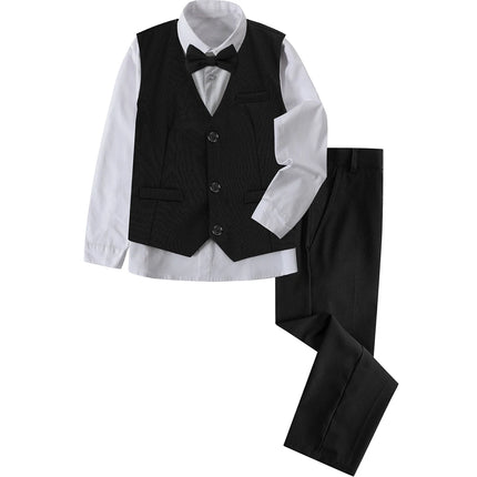 Boys Suit for Wedding Kid Birthday Outfit Toddler Church Formal Attire School Graduation Ceremony Dress Piano Performance Set