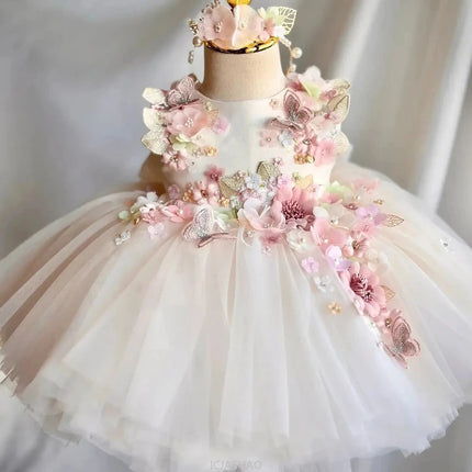 Party Dresses for Girls Wed Dress Princess Pageant Dress Costumes Birthday Children Tutu Gown Kids Fashion Show Outfits Vestido
