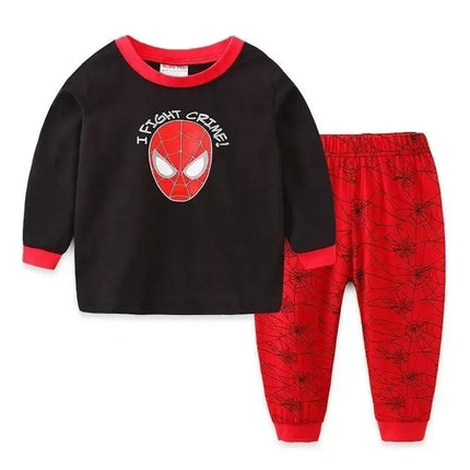 New Baby Boys  Clothes Set Kids T-Shirt+Long Pants Outfits Toddler Iron  Cosplay Costumes Children Clothing Set 2025