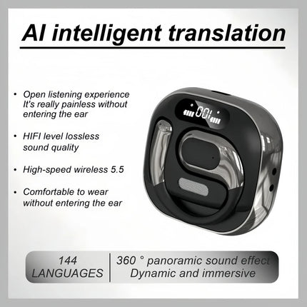 Translation Earbuds Real Time - AI 144 Language Translator Earbuds, Audifonos Traductores Inglés Español,