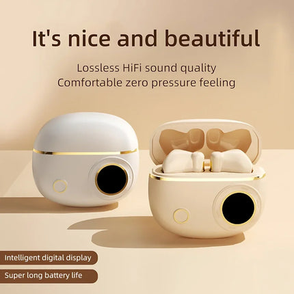 Lenovo TWS Wireless Bluetooth Headset LED Dislpaly Waterproof Noise Reduction Earphone Sports Stereo Noise Canceling Headphone
