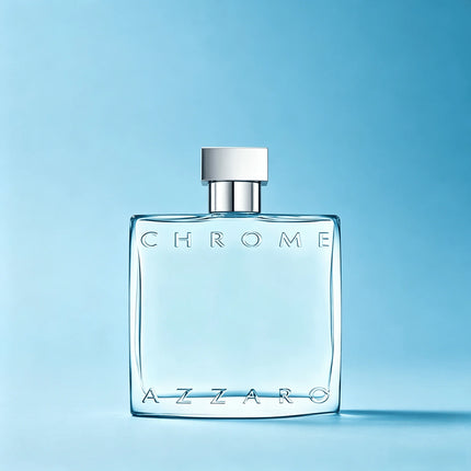 Azzaro Chrome EDT 3.3oz, Luxury Men's Perfume with Refreshing Aquatic Aroma, Long Lasting Fragrance, Ideal Gift for Father Brother on Birthday & Graduation
