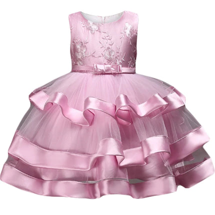 Children Clothing New Years Christmas Dress Vestidos Costume New Baby Girls Flower Wedding Party Dresses Bebes Fille Vestodos