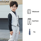White 2 Pcs Sets / 140(7-8T)