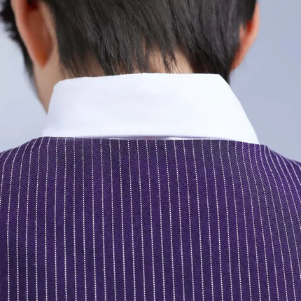 Flower Boys Spring Purple 3Pieces/Set Vest Pants Bowtie Wedding Suit Kids Speech Performance Costume Children Photography Dress