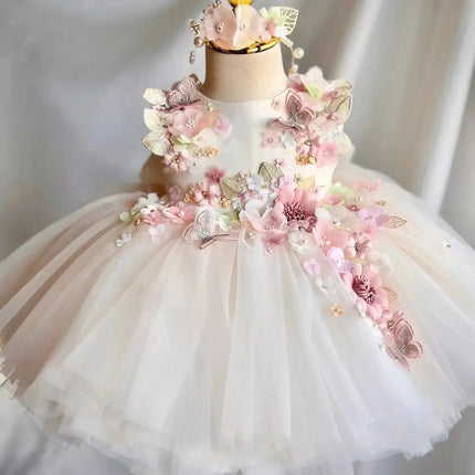 Party Dresses for Girls Wed Dress Princess Pageant Dress Costumes Birthday Children Tutu Gown Kids Fashion Show Outfits Vestido