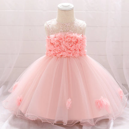 Toddler Girl Party Dresses Baby Dress For Girls 1 Year Birthday Princess Dress Christening Gown Infant Baptism Vestidos Clothes