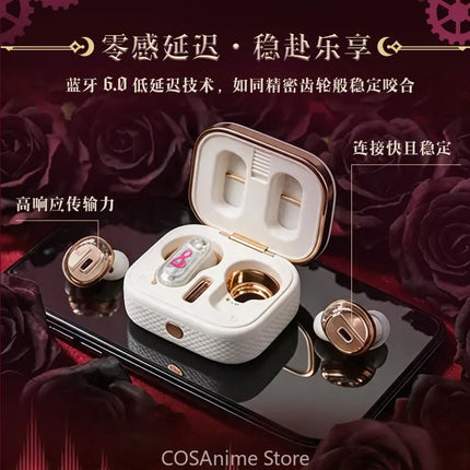 Ave Mujica Sakiko Togawa Anime Cosplay Fashion Ear-hook Bluetooth Headset Cartoon BlueTooths Earphone Headphones Xmas Gift