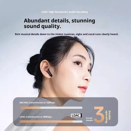 SoundPEATS Air5 Lite Bluetooth V5.4 Earbuds LDAC Hi-Res Audio Wireless Earphone, 13mm Driver, IPX5 Waterproof,Multipoint Pairing