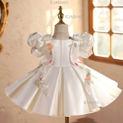 2026 Children GirlsTutu Kids Birthday Princess Gown Performance Pageant Costume Formal Dress Flower Girl Wedding Princess
