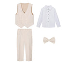 BEIGE 4PCS / 6-7 Years 47-55 LB