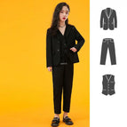 JACKET VEST PANTS 3P / 7-8T 120-130CM