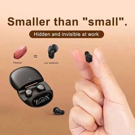New Wireless Earbuds With Sliding Cover, Unisex Mini Earphones Compatible With All Smartphones, Portable And Wearable