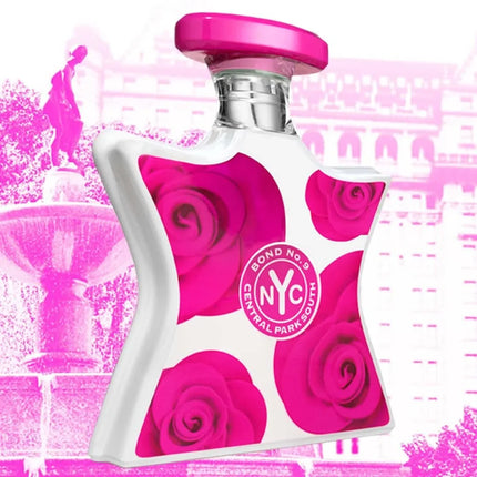 Bond No.9 Central Park South Eau de Parfum Spray For Women 3.4 FL OZ 100ml Pink Rose Star Bottle Long Lasting Floral Luxury Perfume Gift Box