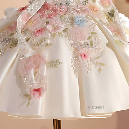 2026 Children GirlsTutu Kids Birthday Princess Gown Performance Pageant Costume Formal Dress Flower Girl Wedding Princess
