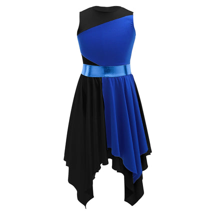 Girls Wordhip Liturgical Costume Lyrical Dance Dress Kids Celebration of Spirit Church Dress Dancewear Stage Performance Costume