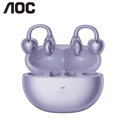 AOC ACD2544 Wireless Bluetooth Ear Clip Earbuds Open Ear Headphone Surround Stereo Sound Low Delay Gaming Music Earphones Choice