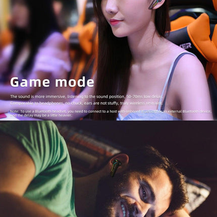 Gaming Headsets Wireless Earphones Low Latency Bluetooth Headphone Sports Noise Cancelling Earbuds With Mic Sports Headphones Wireless Bluetooth Headphones With Microphone 5H Playtime Wireless Running Earbuds