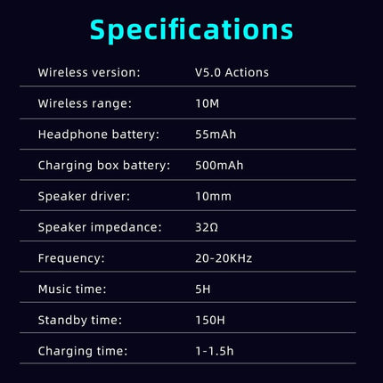 Gaming Headsets Wireless Earphones Low Latency Bluetooth Headphone Sports Noise Cancelling Earbuds With Mic Sports Headphones Wireless Bluetooth Headphones With Microphone 5H Playtime Wireless Running Earbuds