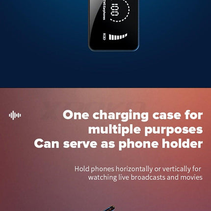 Luxury Earphone Bluetooth Compatible Headphones With Mic 3500mAh Mirror Charging Box Wireless Headphones Noise Cancelling HiFi Earbud Gaming Headsets Bluetooth MP3 Music Playes Sports Wireless Waterproof Touch Control Headphones