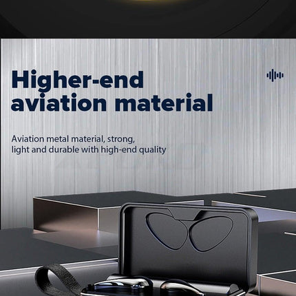 Luxury Earphone Bluetooth Compatible Headphones With Mic 3500mAh Mirror Charging Box Wireless Headphones Noise Cancelling HiFi Earbud Gaming Headsets Bluetooth MP3 Music Playes Sports Wireless Waterproof Touch Control Headphones