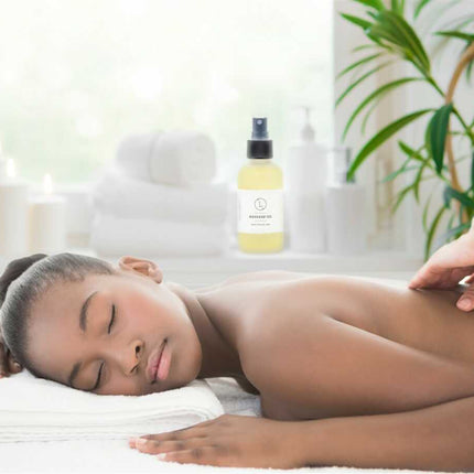 CBD - Aromatherapy Eucalyptus Massage Oil with CBD, Natural Relaxing Body Massage Oil (THC free)