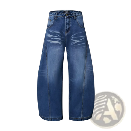Men's Premium Relaxed Wide Leg Denim Jeans