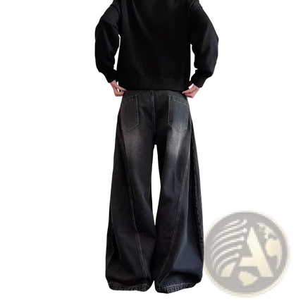 Men's Premium Relaxed Wide Leg Denim Jeans