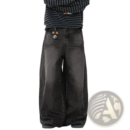 Men's Premium Relaxed Wide Leg Denim Jeans