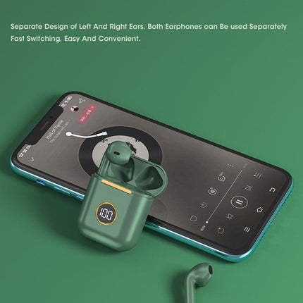 Modern White Wireless Bluetooth Headphones Waterproof HIFI-Sound Music Earphones For Outdoor Sport Workout Headset Sports Headphones Wireless Wearable Music Player Built-in Sweatproof Headphones With Charging Case Bluetooth 5.0