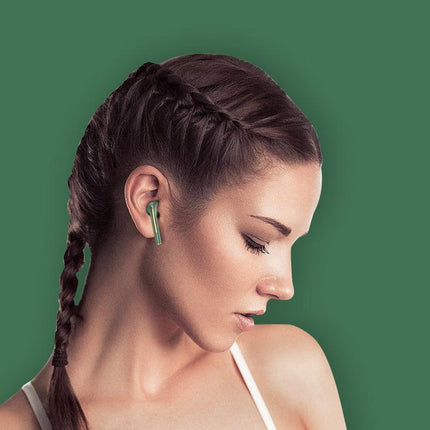 Modern White Wireless Bluetooth Headphones Waterproof HIFI-Sound Music Earphones For Outdoor Sport Workout Headset Sports Headphones Wireless Wearable Music Player Built-in Sweatproof Headphones With Charging Case Bluetooth 5.0