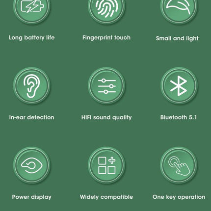 Modern White Wireless Bluetooth Headphones Waterproof HIFI-Sound Music Earphones For Outdoor Sport Workout Headset Sports Headphones Wireless Wearable Music Player Built-in Sweatproof Headphones With Charging Case Bluetooth 5.0