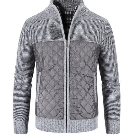 New Autumn Winter Jacket Men Warm Casual Slim Fit Fleece Jacket Elegant Jackets For Men Warm Soft Sweater Solid Jackets Casual Business Men Clothing Lightweight Hooded Jackets