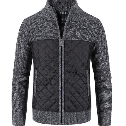 New Autumn Winter Jacket Men Warm Casual Slim Fit Fleece Jacket Elegant Jackets For Men Warm Soft Sweater Solid Jackets Casual Business Men Clothing Lightweight Hooded Jackets